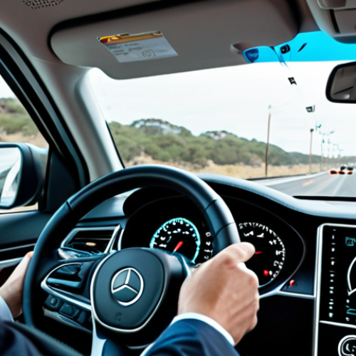 Home 7 A visionary business leader confidently looking forward through a transparent, futuristic digital windshield, which displays dynamic, luminous real-time data visualizations and predictive analytics graphs. In the background, a blurry, dim rearview mirror reflects static, historical batch data. The overall scene conveys speed, proactive decision-making, and a clear competitive advantage in a fast-evolving market, with a focus on immediate insights and foresight. Bright and clean aesthetic, symbolizing clarity and progress.